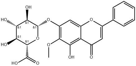 Oroxylin A-7-O-glucuronide Structural