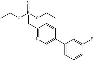 Phosphonic acid, [[5-(3-fluorophenyl)-2-pyridinyl]Methyl]-, diethyl ester