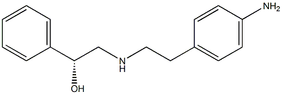 BenzeneMethanol, a-[[[2-(4-aMinophenyl)ethyl]aMino]Methyl]-, (aR)- Structural