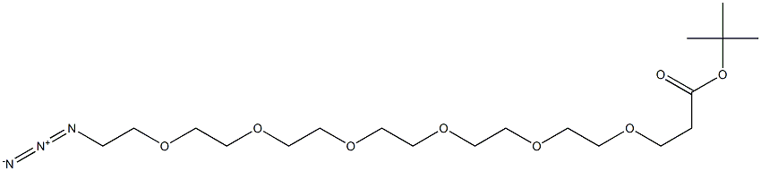 N3-PEG6-tBu Structural