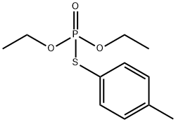 O,O-diethyl S-p-tolyl phosphorothioate Structural