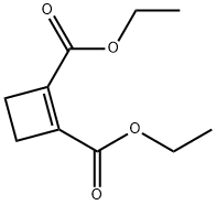 diethyl cyclobut-1-ene-1,2-dicarboxylate Structural