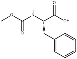 (S)-2-(MethoxycarbonylaMino)-3-phenylpropanoic acid Structural Picture