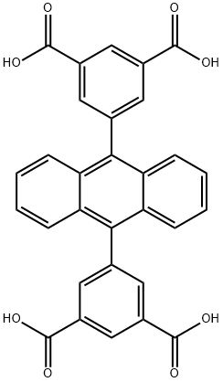 Diphenylethyne- 3, 3', 5, 5'-tetracarboxylic acid (PCN-14) Structural