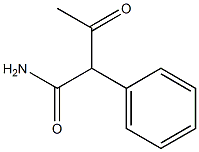 3-oxo-2-phenylbutanaMide Structural