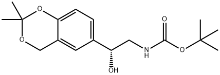 CarbaMic acid, [(2R)-2-(2,2-diMethyl-4H-1,3-benzodioxin-6-yl)-2-hydroxyethyl]-, 1,1-diMethylethyl ester