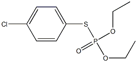 S-(4-chlorophenyl) O,O-diethyl phosphorothioate Structural
