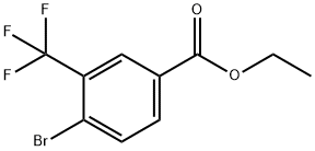 ethyl 4-bromo-3-(trifluoromethyl)benzoate Structural