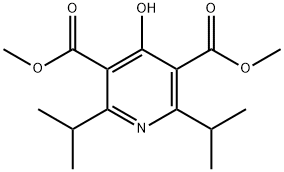 diMethyl 2,6-diisopropyl-4-hydroxy-3,5-pyridine-dicarboxylate Structural