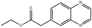 ethyl 2-(quinoxalin-6-yl)acetate Structural