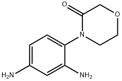 3-Morpholinone, 4-(2,4-diaMinophenyl)- Structural