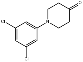 1-(3,5-dichlorophenyl)piperidin-4-one Structural