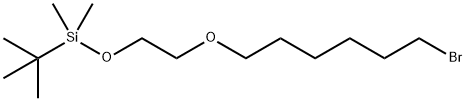 Silane, [2-[(6-broMohexyl)oxy]ethoxy](1,1-diMethylethyl)diMethyl- Structural