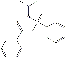 isopropyl (2-oxo-2-phenylethyl)(phenyl)phosphinate Structural