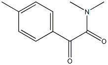 N,N-diMethyl-2-oxo-2-(p-tolyl)acetaMide Structural