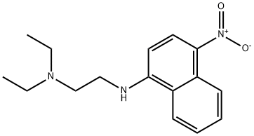 N,N-Diethyl-N`-(4-nitro-1-naphthyl)ethylenediaMine Structural
