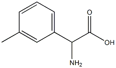 AMino-(3-Methylphenyl)-acetic acid Structural