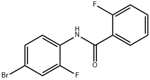 N-(4-bromo-2-fluorophenyl)-2-fluorobenzamide Structural