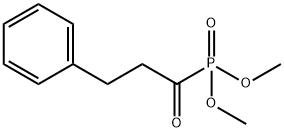 diMethyl 1-oxo-3-phenylpropylphosphonate Structural