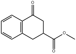 Methyl 4-oxo-1,2,3,4-tetrahydronaphthalene-2-carboxylate Structural