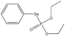 O,O-diethyl Se-phenyl phosphoroselenoate Structural