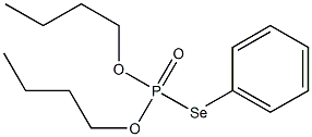 O,O-dibutyl Se-phenyl phosphoroselenoate Structural