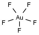 gold pentafluoride Structural