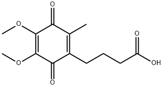 6-(3-carboxypropyl)-2,3-diMethoxy-5-Methyl-1,4-benzoquinone Structural