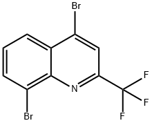 Quinoline, 4,8-dibroMo-2-(trifluoroMethyl)- Structural