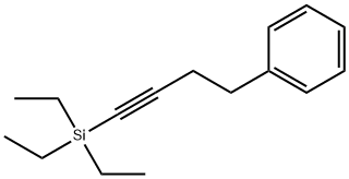 Silane, triethyl(4-phenyl-1-butynyl)- Structural