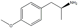 (S)-2-(4-Methoxyphenyl)-1-MethylethanaMine Structural Picture