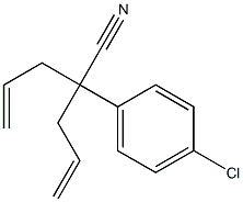 4-Chloro-alpha,alpha-di-2-propenylbenzeneacetonitrile Structural