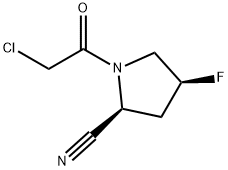 2-Pyrrolidinecarbonitrile,1-(chloroacetyl)-4-fluoro-,(2S,4S)-