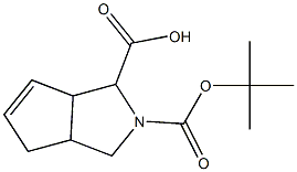 Hexahydro-cyclopenta[c]pyrrole-1,2-dicarboxylic acid 2-tert-butyl ester Structural