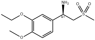 (R)-1-(3-Ethoxy-4-Methoxyphenyl)-2-(Methylsulfonyl)ethylaMine Structural