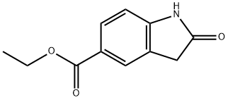 Ethyl 2-oxoindoline-5-carboxylate Structural