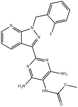 Methyl [4,6-diaMino-2-[1-(2-fluorobenzyl)-1H-pyrazolo[3,4-b]pyridin-3-yl]pyriMidin-5-yl]carbaMate Structural