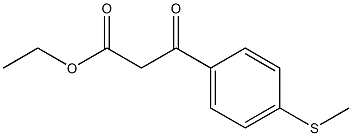 Ethyl 3-[4-(Methylsulfanyl)phenyl]-3-oxopropanoate Structural