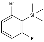Benzene, 1-broMo-3-fluoro-2-(triMethylsilyl)- Structural