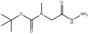 tert-Butyl(2-hydrazinyl-2- oxoethyl)(Methyl)carbaMate Structural