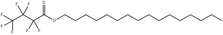 Heptafluorobutyric acid hexadecyl ester Structural