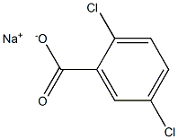 Sodium 2,5-dichlorobenzoate Structural