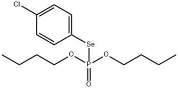 O,O-dibutyl Se-(4-chlorophenyl) phosphoroselenoate Structural
