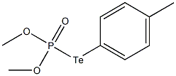 O,O-diMethyl Te-p-tolyl phosphorotelluroate Structural