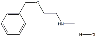 N-Methyl-2-(phenylMethoxy)-ethanaMine HCl Structural