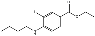 Ethyl 4-(butylaMino)-3-iodobenzoate Structural