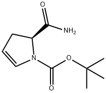 1H-Pyrrole-1-carboxylic acid, 2-(aMinocarbonyl)-2,3-dihydro-, 1,1-diMethylethyl ester, (2S)- Structural