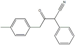 a-Phenyl-g-(4-Methylphenyl)acetoacetonitrile Structural