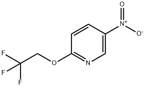 5-NITRO-2-(2,2,2-TRIFLUOROETHOXY)PYRIDINE Structural