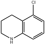 5-Chloro-1,2,3,4-tetrahydroquinoline Structural